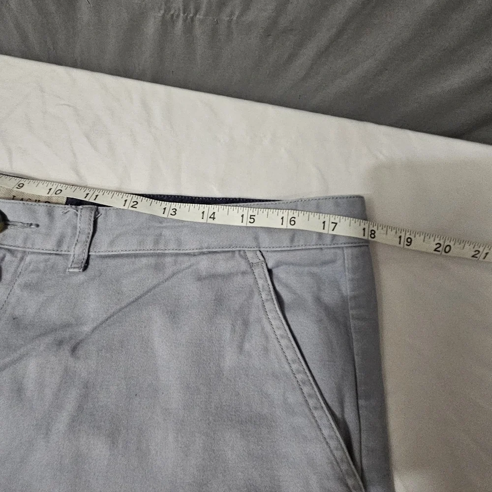 JACHS dove Gray Slight Stretch Mens Cotton Bermuda Chino Shorts 36! 10 In Inseam